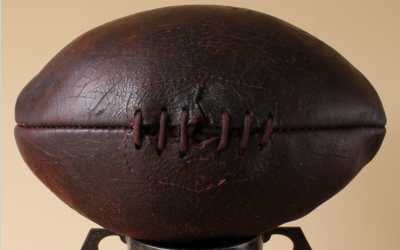 Antique Leather Rugby Ball