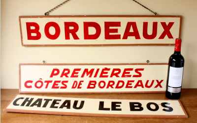 French Vineyard Bordeaux Signs