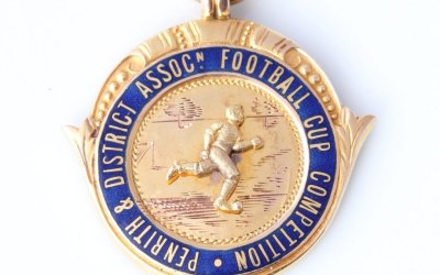 Gold Football Medal