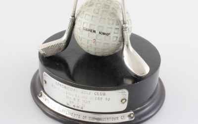 Golf Ball Club Trophy