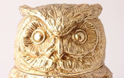 Mauro Manetti Gold Owl Ice Bucket