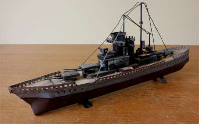 Scratch Built Model Gunboat