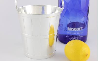 Silver Plated Bucket Ice Pail