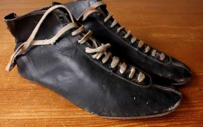Vintage Black Boxing Boots