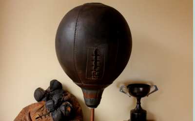 Vintage Leather Punch Ball