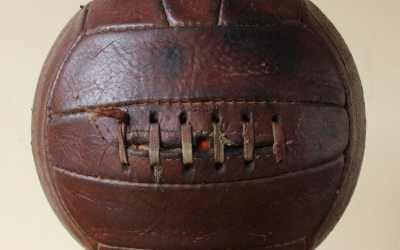 Vintage Stitched Leather Football
