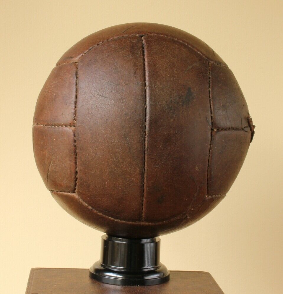 Soccer Ball Leather Football. Argentina Uruguay 1930 World Cup.