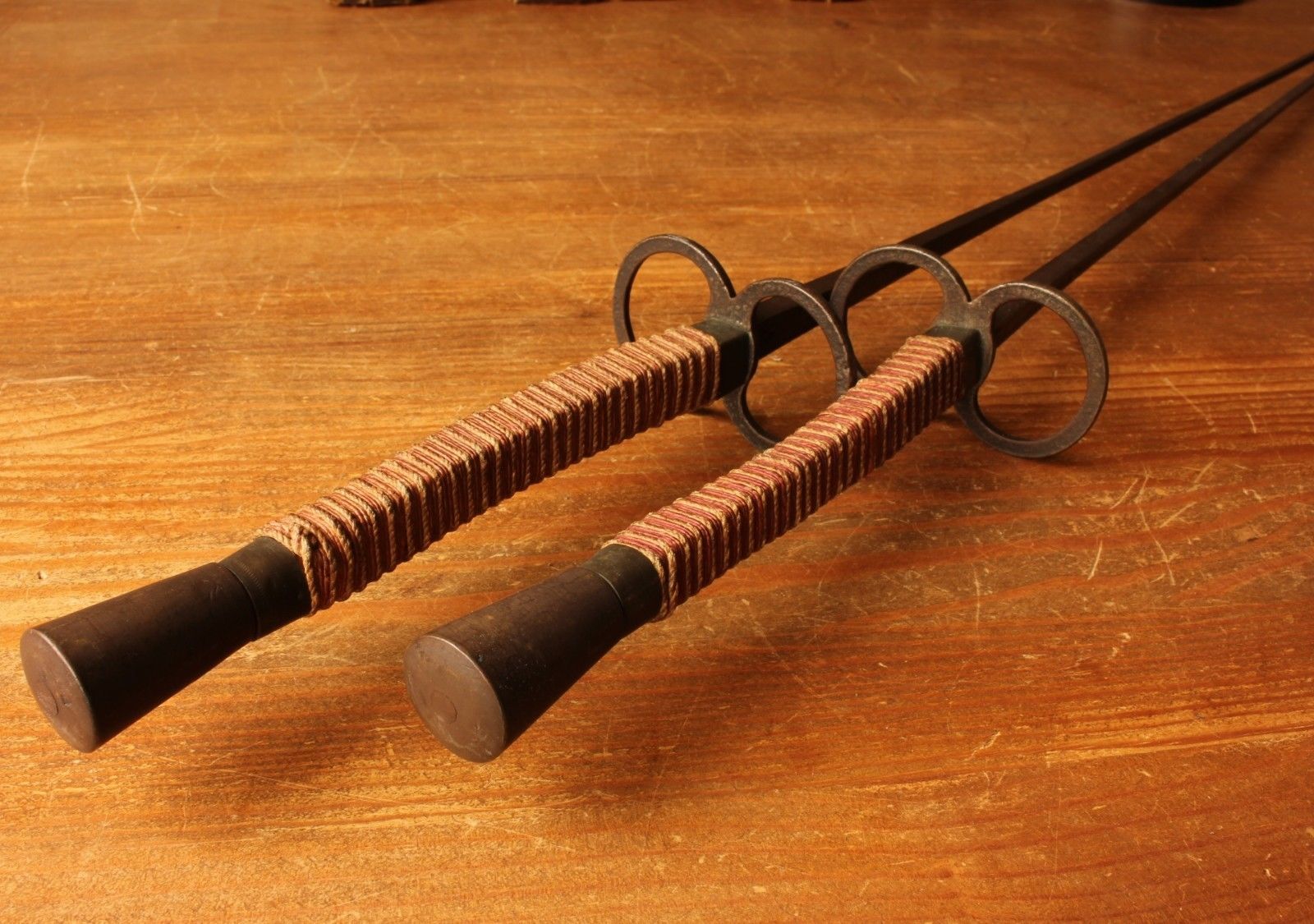 Pair French D'Armes & Cycles 19th Century Fencing Foils / Epees.