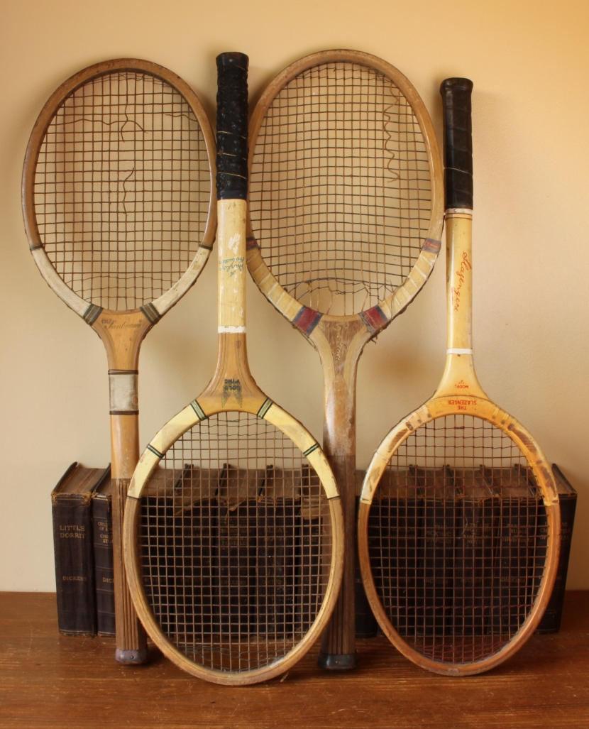 4 Tennis Rackets For Shop Display / Sports Bar/ Prop.