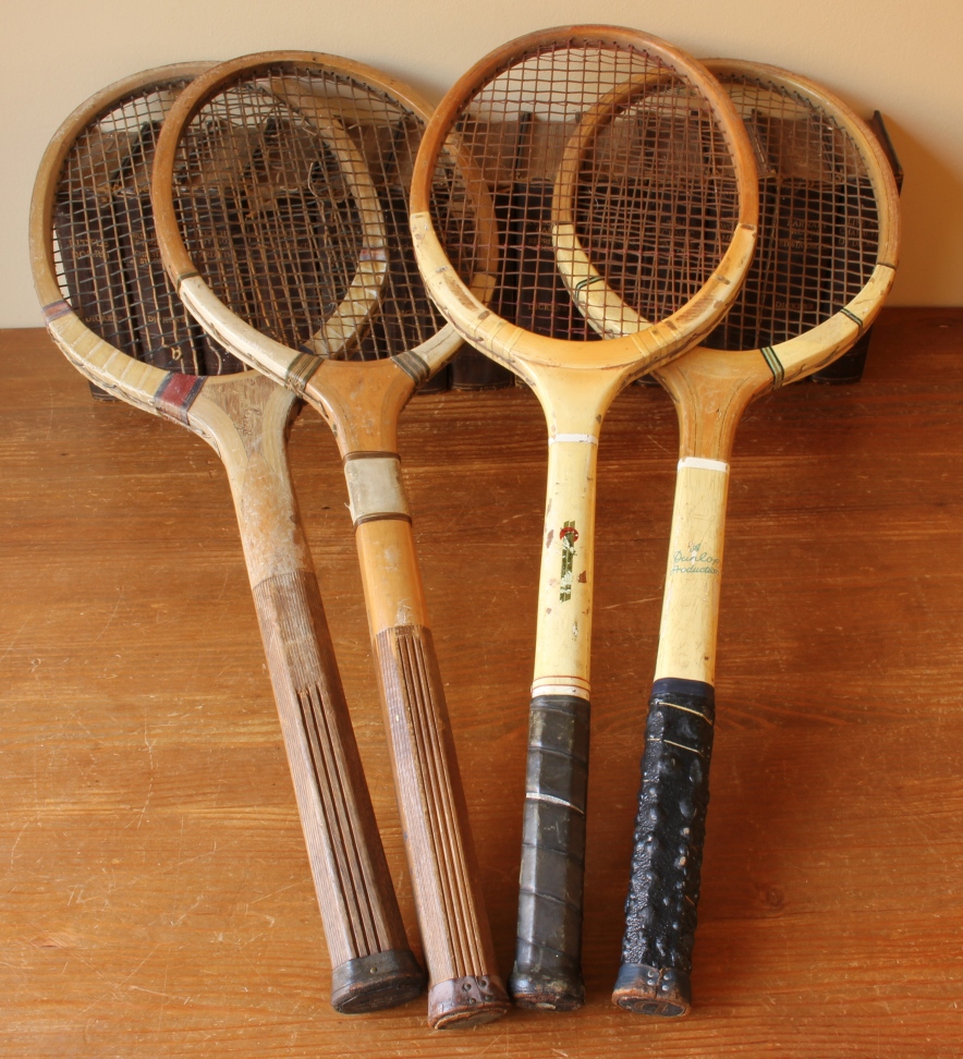 4 Tennis Rackets For Shop Display / Sports Bar/ Prop.