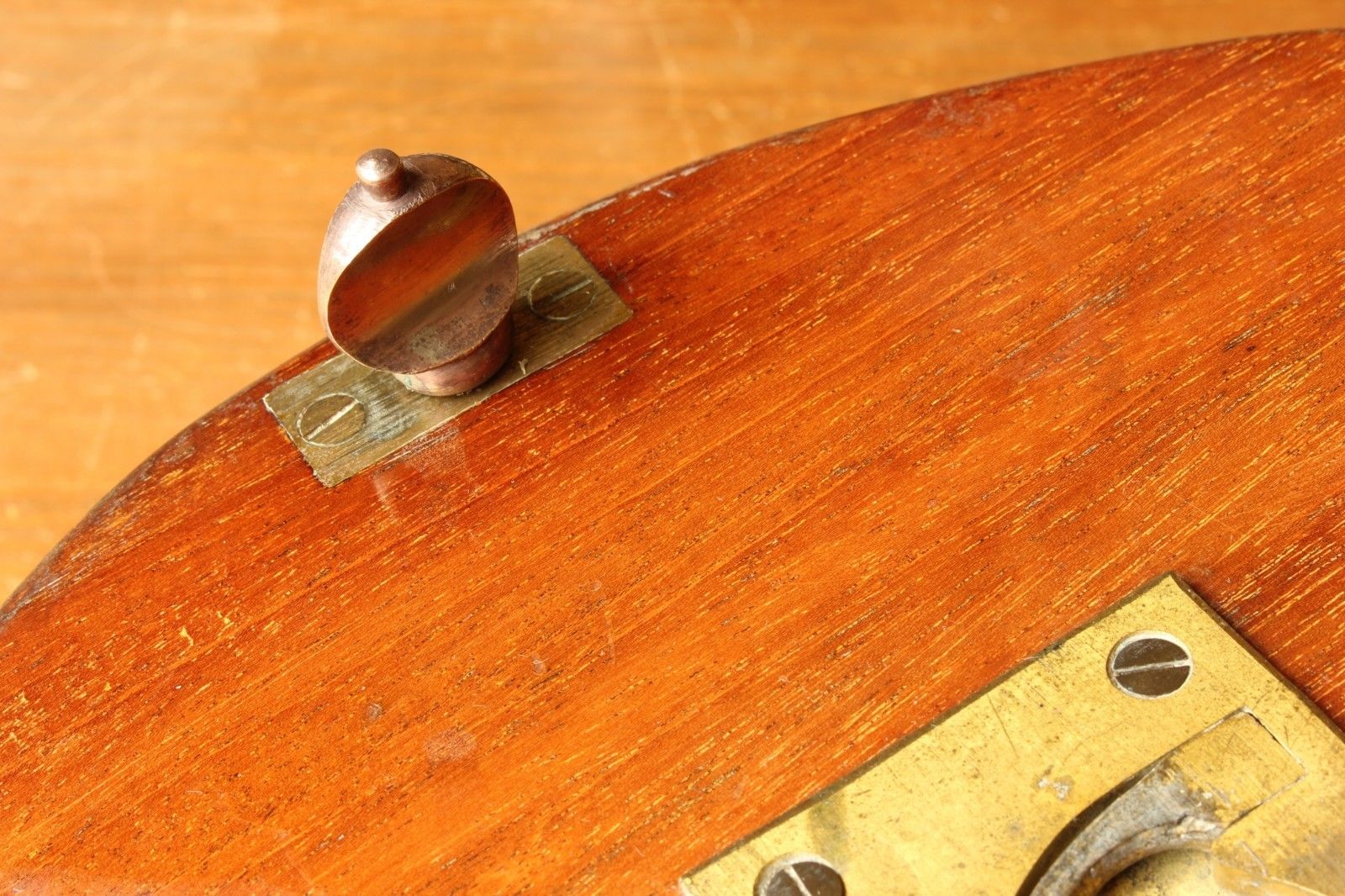 Victorian Mahogany and Brass Multiple Tennis Racket Press c1900.