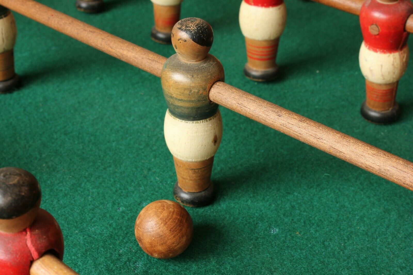 SokABall Handmade Wood Table Football. Soccer Foosball Game.