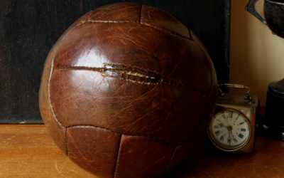 1944 Leather Medicine Ball