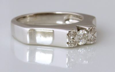 Diamond Five 5 Stone Ring