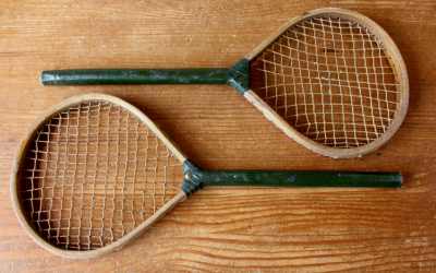 Antique Badminton Battledore Rackets
