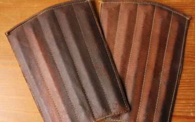 Antique Football Shinpads