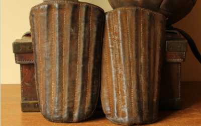 Antique Football Shinpads