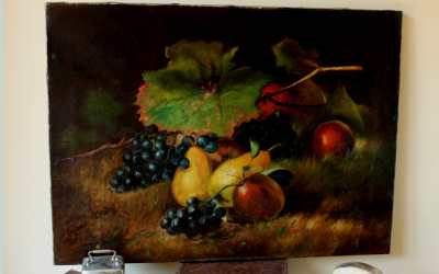 Antique Fruit Painting