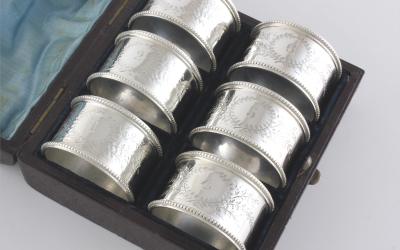 Antique Numbered Napkin Rings