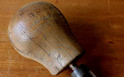 Antique Wood Millinery Head