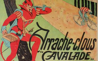 Arrache Clous Cavalade Cycling Poster