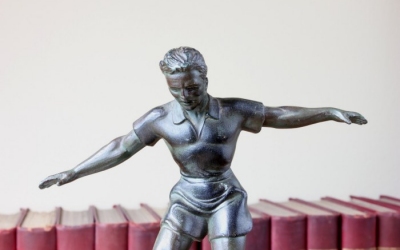 Art Deco Footballer Statue
