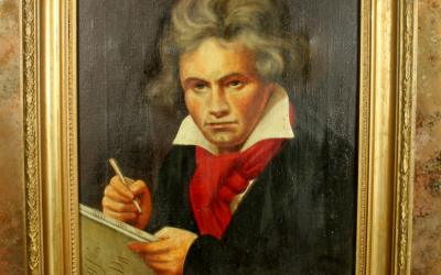 Beethoven Oil Painting