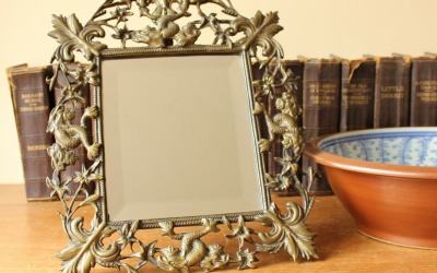 Brass Dolphin Mirror