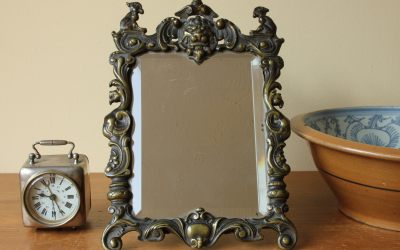 Brass Lion Mirror