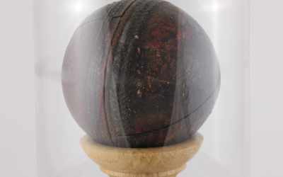Cased Antique Cricket Ball