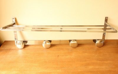 Chrome Coat Rack