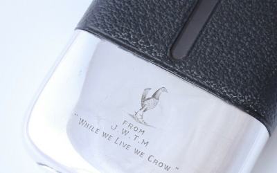 Cockerel Hip Flask