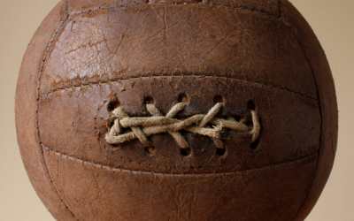 Corded Leather Football