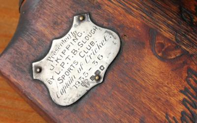 Cricket Bat Plaque