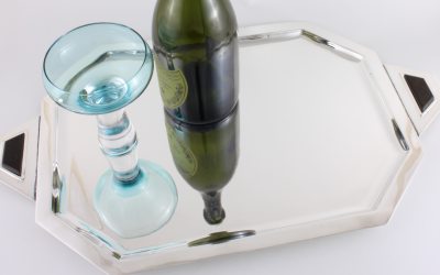 Deco French Wood Handle Tray