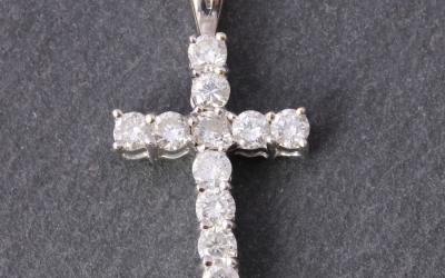 iamond Cross Pendant