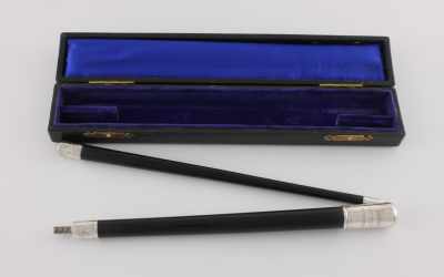 Ebony Silver Conductors Baton