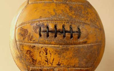 
Eighteen Panel Six Hole 1950 Football