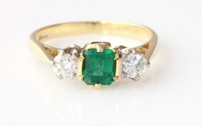 Emerald Trilogy Ring