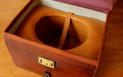 Finnigans Leather Hat Case