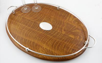 Fisher Oak Gallery Tray