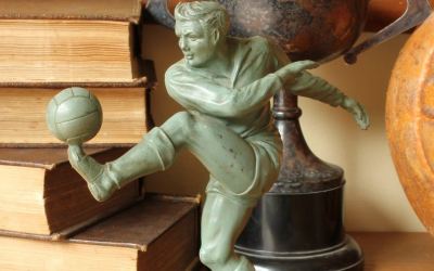 Football Player And Ball