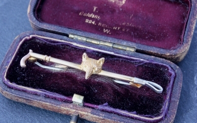 Fox Head Brooch