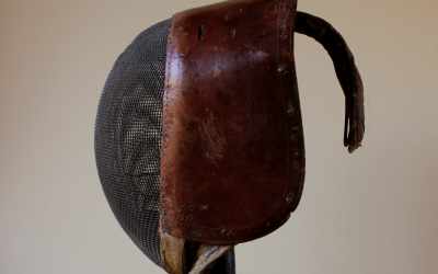 French Leather Fencing Mask
