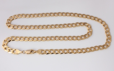 Gold Curb Chain