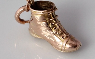 Gold Football Boot