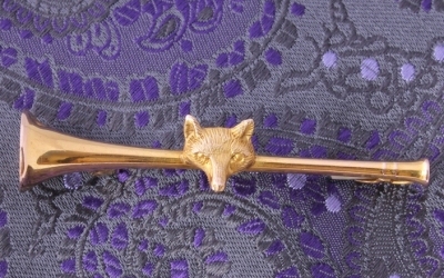 Gold Fox Brooch