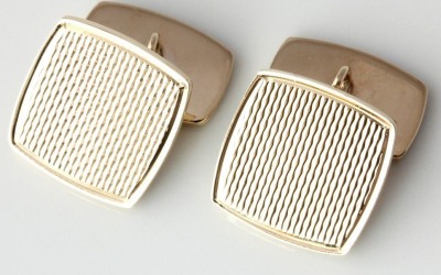 Gold Heavy Cufflinks