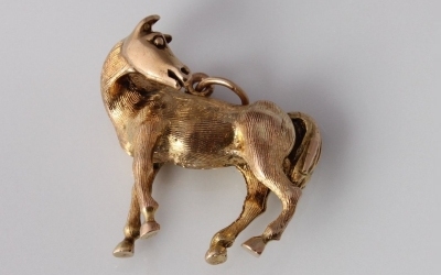 Gold Horse Pendant