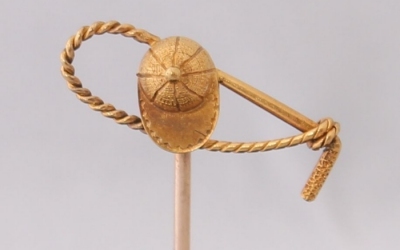 Gold Jockey Pin